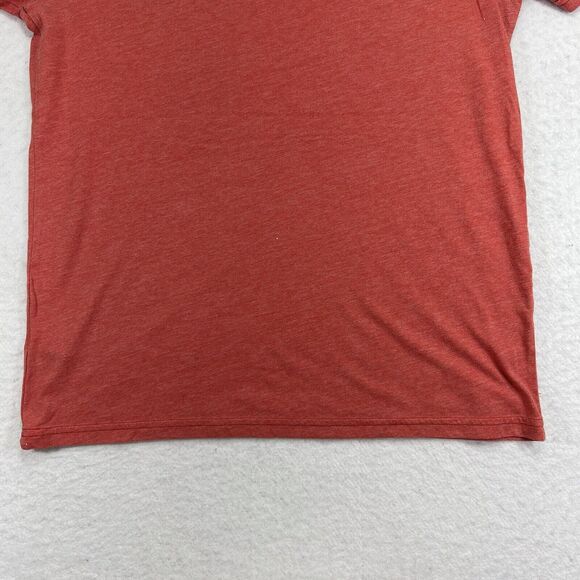 Adidas Men's Medium Short Sleeve Light Red Athletic Lightweight T Shirt - Picture 11 of 12